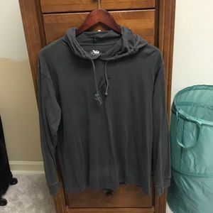 Gray surfer hoodie